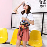 Clear PVC Jelly School Backpack for Teenage Girls