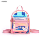 Clear PVC Jelly School Backpack for Teenage Girls