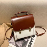 Brushed Leather Ladies Travel Backpack