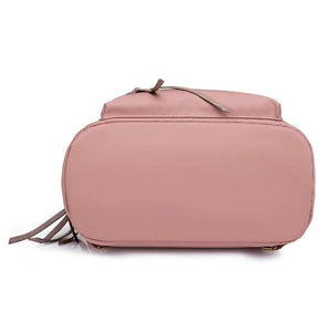 Waterproof Nylon Women Backpack College Style Travel Rucksack School Bags