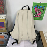 Big Student Backpack Letter Rucksack Girls School Bag High Capacity Women Backpa