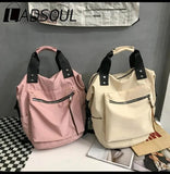 LADSOUL Girl Waterproof Backpack Large Capacity Schoolbags