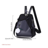 Anti-theft Nylon School Backpack for Teenager