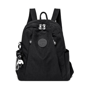 Women Backpack with Pendant Casual Travel Bagpack for Teenage Girl