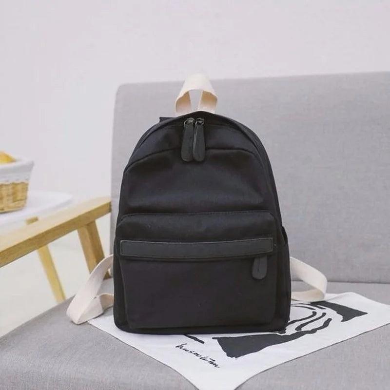 Purple Waterproof Backpack Women Large-capacity School Bag