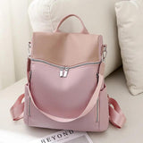 Women Backpacks Leisure Large Capacity Backpack Light Versatile Schoolbag