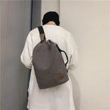 Canvas Backpack for Boys and Girls Vintage Multi-functional Backpack