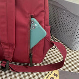 Nylon Backpack Women School Backpack Teen Girl School Bags Female
