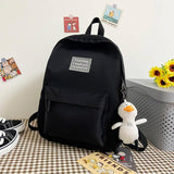 Nylon Backpack Women School Backpack Teen Girl School Bags Female