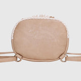 Woven Straw Women Shoulder Backpack Bag Female Holiday Schoolbag Handbags