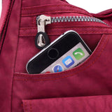 Waterproof Nylon Lady Shoulder Bag Tote Handbag Large Capacity Crossbody Bag