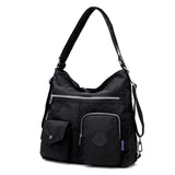 Waterproof Nylon Lady Shoulder Bag Tote Handbag Large Capacity Crossbody Bag