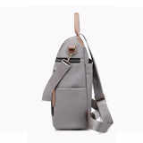 Waterproof Women Backpack Multi-function Lady Bagpacks Gray
