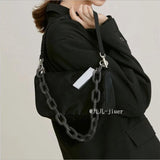 Nylon Women's Chain Crossbody Bag Flap Handbag