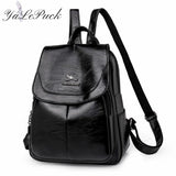 Girls School Bags Studded Leather Small Travel Backpack