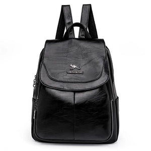 Girls School Bags Studded Leather Small Travel Backpack