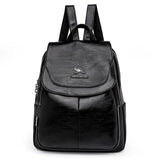 Girls School Bags Studded Leather Small Travel Backpack