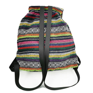 Tribal Vintage Hippie Colorful Travel Backpack Bag For Women