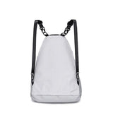 Waterproof Nylon Backpack Drawstring Bucket Bag for Women