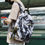 Graffiti Women Backpack Unisex School College Student Schoolbag Teenager Girls