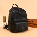 Women's Casual Leather Backpack for School Girls