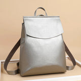 High Youth Leather Women Backpack for Teenage Girls