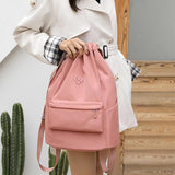 Waterproof Drawstring Backpack Large Capacity Fitness Sports Bag