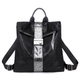 Sequin Backpack Women Oxford Cloth Travel Shoulder Bag School Bags