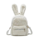 Winter Plush Backpack for Girls Pink