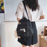 Small Women's Backpack Waterproof Nylon Japanese Casual Young G