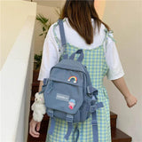 Women Nylon Backpack Convertible Daypack Small Shoulder Bag