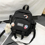 Women Nylon Backpack Convertible Daypack Small Shoulder Bag