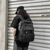 Oxford Waterproof Women Backpack College Style Schoolbag For Teenage Girls