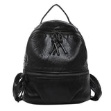 Soft Washed Leather Women Backpacks Small Backpacks for Teenage Girls Schoolbag