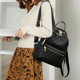 Women's Oxford Cloth Backpack for Leisure Travel