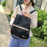 Anti-theft Backpack Women Large Capacity High Waterproof Oxford