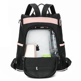 Anti-theft Backpack Women Large Capacity High Waterproof Oxford