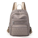 Women Travel Backpack Girls Schoolbag Soft Fabric Multi-pockets Backpack