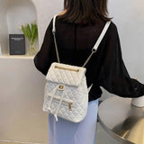 Vintage Nylon Anti-theft Women's Backpack