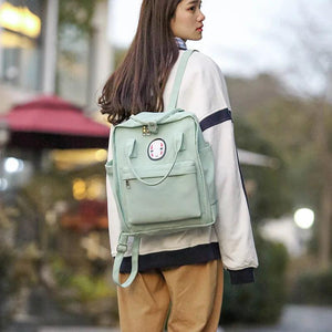 Nylon School Bags for Teenage Girls Women School Laptop Backpacks