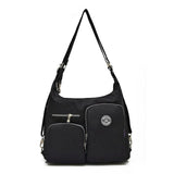 Waterproof Nylon Women Messenger Bag Double Shoulder Bag Handbags