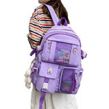 Women Travel Backpack Female Multi-Pocket College Waterproof School Bags