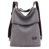 Canvas Anti Theft Travel Backpack for Teenage Girls