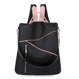 Nylon Women Backpack Bagpack Shoulder Back Bag Preppy Style Backpacks for Girls