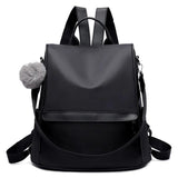 Women Oxford Cloth Backpack Shoulder Bag Crossbody Travel Handbag
