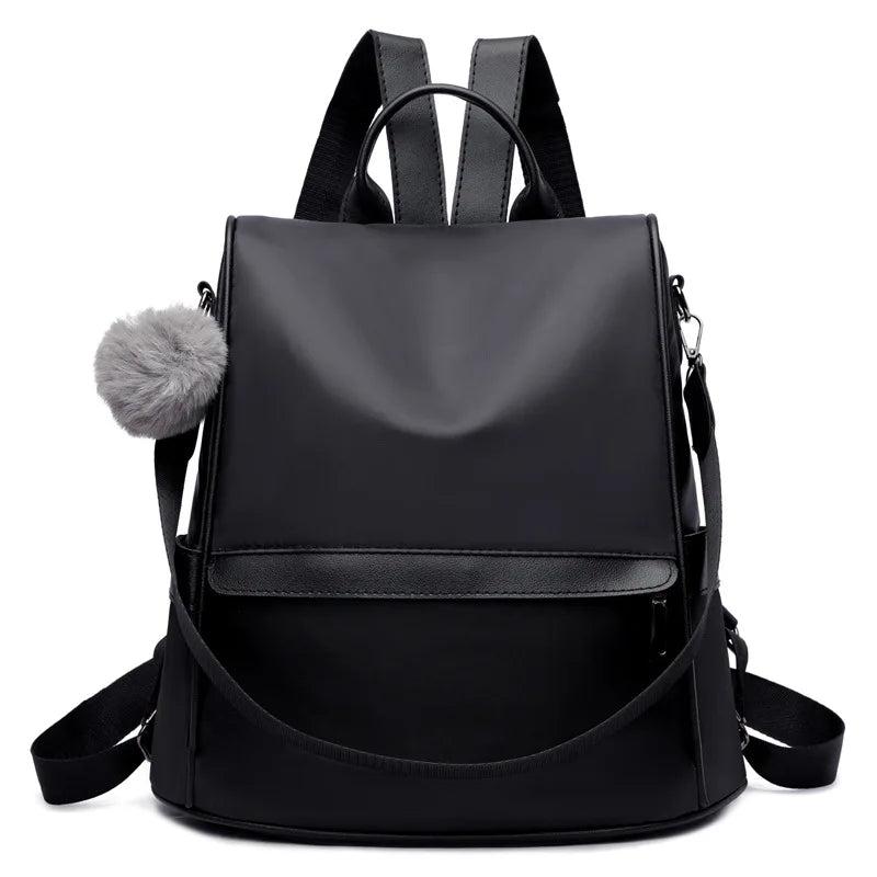 Women Oxford Cloth Backpack Shoulder Bag Crossbody Travel Handbag