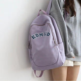 Nylon Backpack Women Harajuku Large Capacity School Bag Waterproof