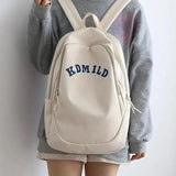 Nylon Backpack Women Harajuku Large Capacity School Bag Waterproof