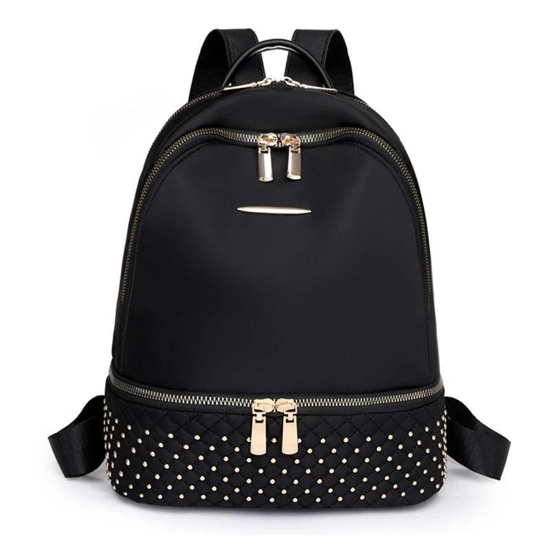Women's School Bag Travel Daypack Bookbag Multiple Pockets
