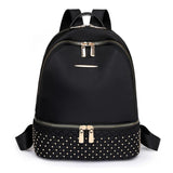 Women's School Bag Travel Daypack Bookbag Multiple Pockets
